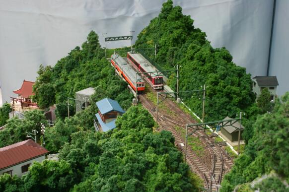 鉄道模型レイアウト函音登山鉄道