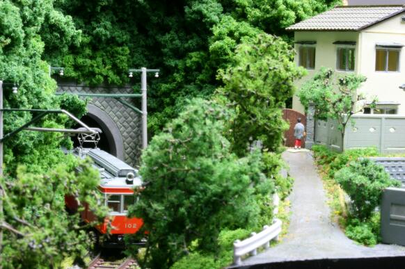 鉄道模型レイアウト函音登山鉄道